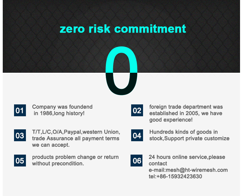 haotong welded wire mesh zero risk commitment