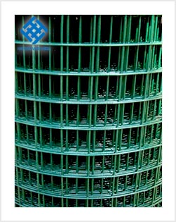 Dark green powder coated welded wire mesh
