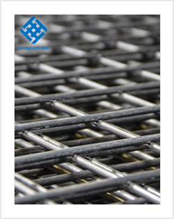 Welded wire mesh in panel for bird cag